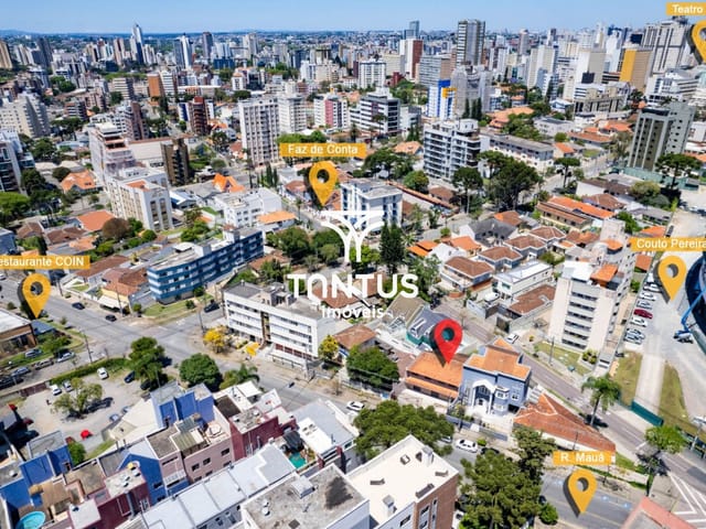 Apartamento 2 quartos e 1 banheiro, à venda, no bairro Alto da Glória em Curitiba