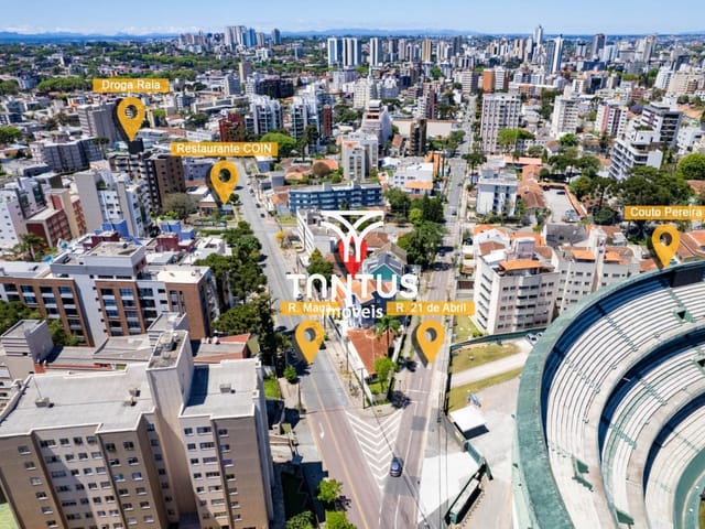 Apartamento 2 quartos e 1 banheiro, à venda, no bairro Alto da Glória em Curitiba