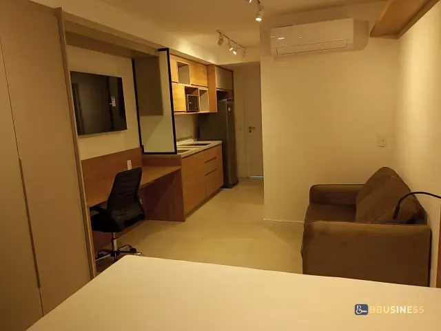 Apartamento com 33m² 1 quarto e 1 banheiro, para alugar, no bairro Vila Cordeiro em São Paulo