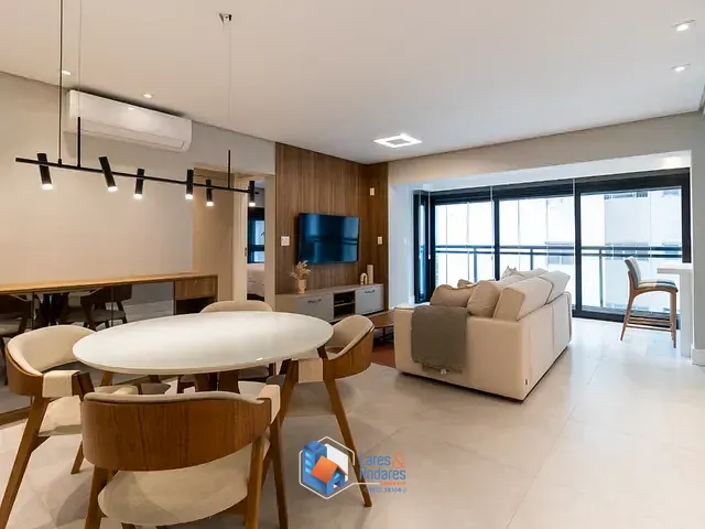 Apartamento com 140m² 1 quarto e 2 banheiros, à venda, no bairro Indianópolis em São Paulo