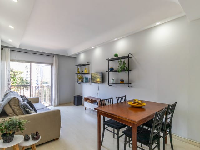 Foto do Apartamento - Apartamento para venda em Vila Olímpia com 1 quarto , 55m² | Lares e Andares Imóveis