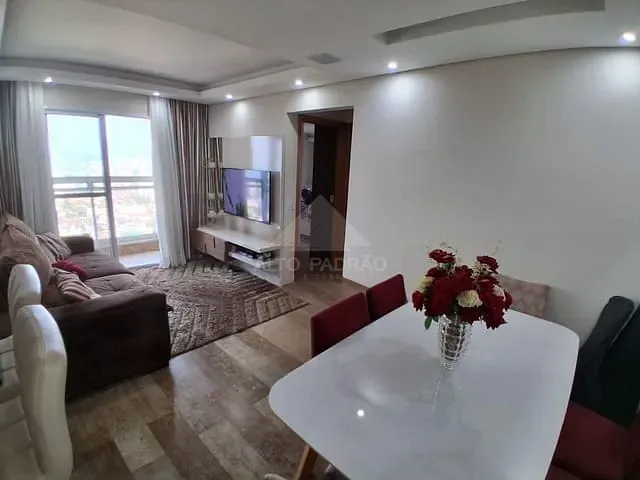 Apartamento com 86m² 2 quartos e 2 banheiros, à venda, no bairro Parque São Vicente em Mauá