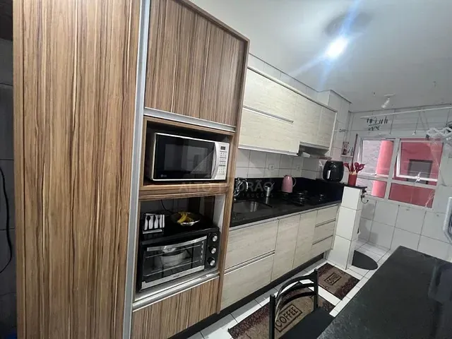 Apartamento com 63m² 2 quartos e 1 banheiro, à venda, no bairro Jardim Zaira em Mauá