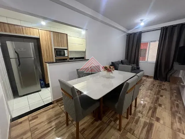 Apartamento com 63m² 2 quartos e 1 banheiro, à venda, no bairro Jardim Zaira em Mauá