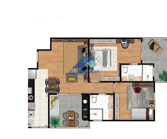 Apartamento, 2 quartos, 75 m² - Foto 1