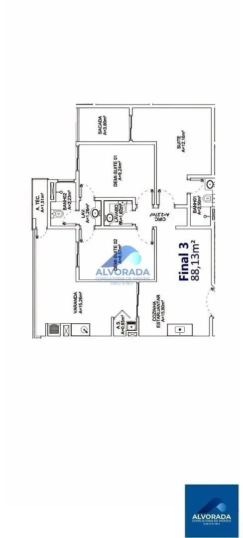 Apartamento, 3 quartos, 84 m² - Foto 8