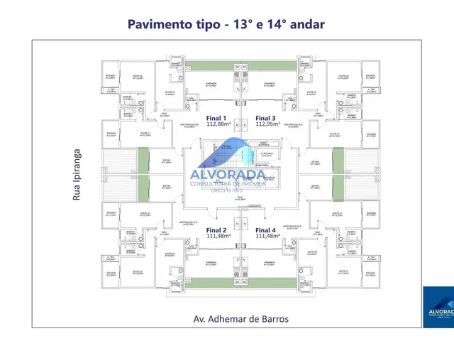 Apartamento com 10m² 3 quartos e 1 banheiro, à venda, no bairro Jardim São Dimas em São José Dos Campos