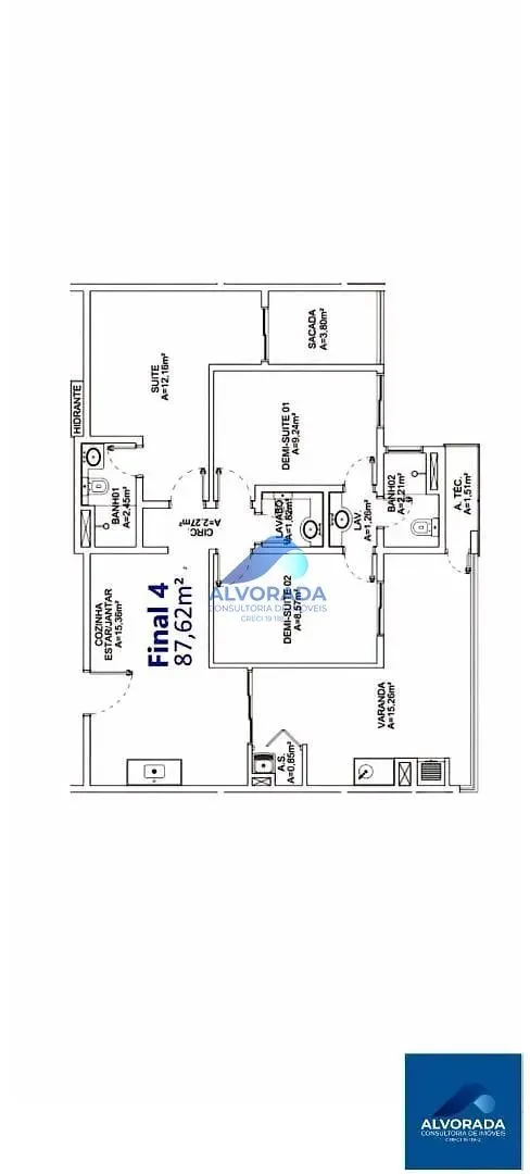 Apartamento, 3 quartos, 84 m² - Foto 9