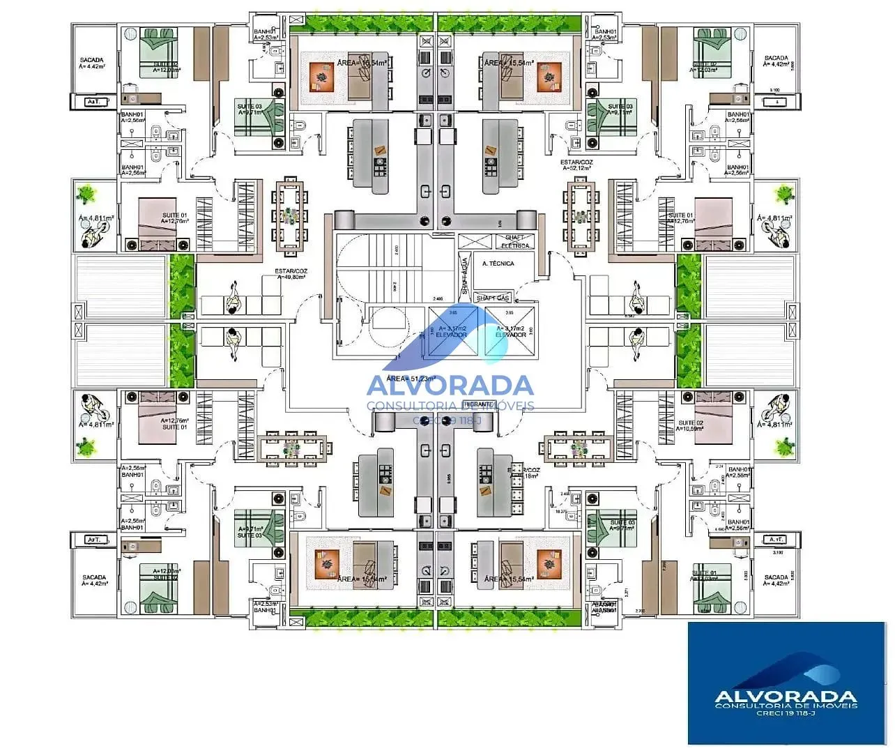 Apartamento, 3 quartos, 84 m² - Foto 1