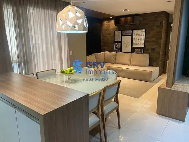 Apartamento com 130m² 2 quartos e 2 banheiros, à venda, no bairro Gleba Palhano em Londrina
