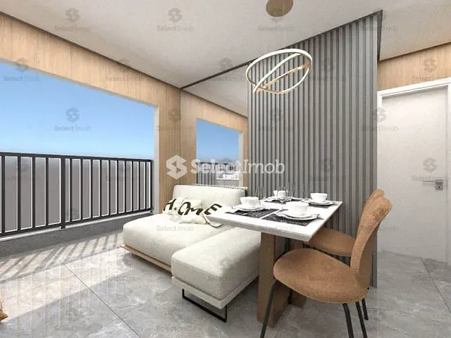 Apartamento com 36m² 2 quartos e 1 banheiro, à venda, no bairro Vila Curuçá em Santo André