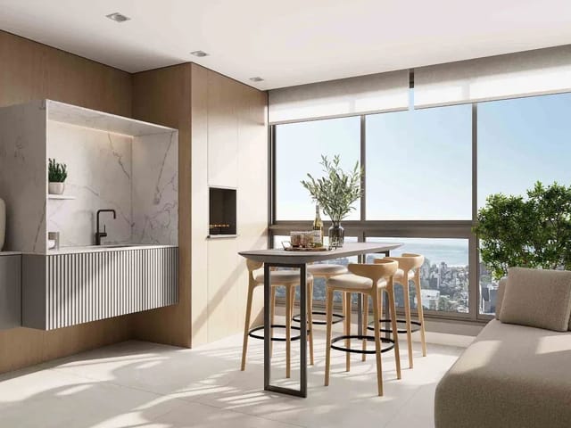Apartamento 3 quartos e 2 banheiros, à venda, no bairro Praia Brava em Itajaí