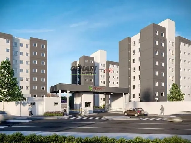 Apartamento 2 quartos e 1 banheiro, à venda, no bairro Jardim Hubert em Indaiatuba
