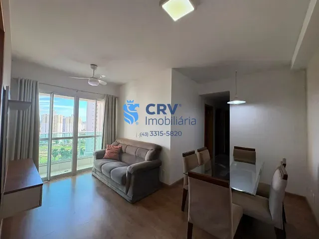 Apartamento com 69m² 3 quartos e 2 banheiros, para alugar, no bairro Santa Rosa em Londrina