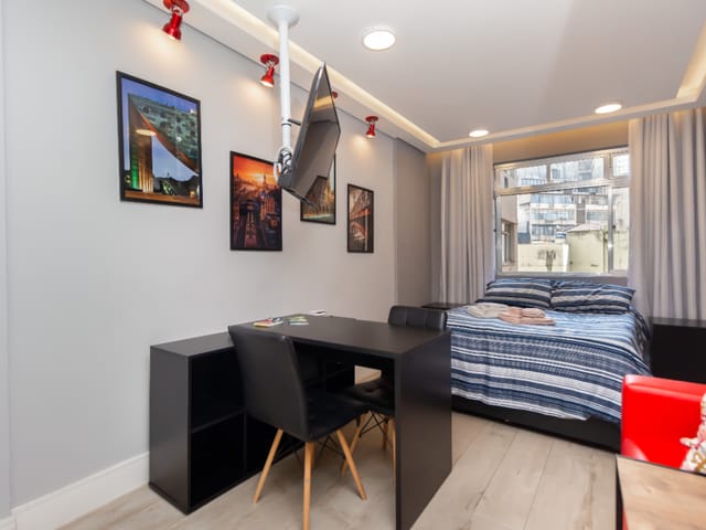 Foto do Apartamento - Apartamento para venda em República com 1 quarto , 34m² | Lares e Andares Imóveis
