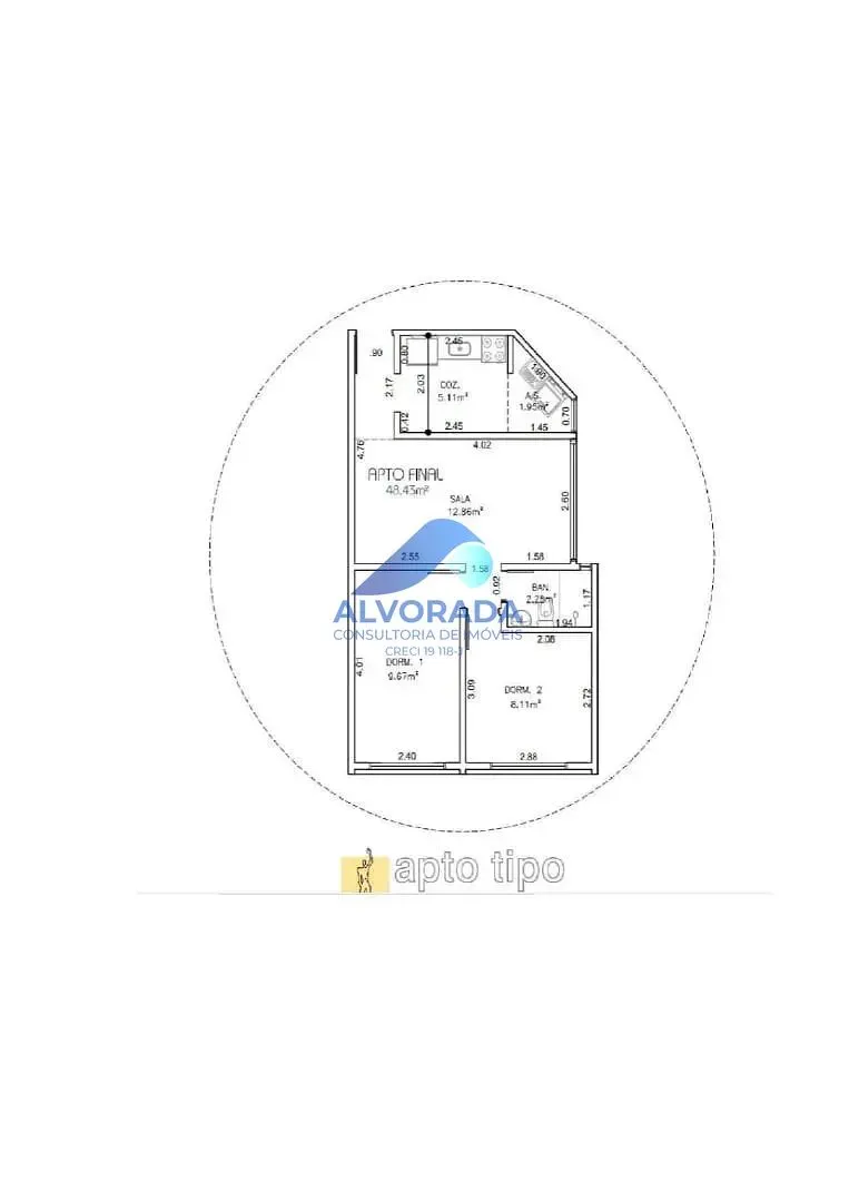 Apartamento, 2 quartos, 48 m² - Foto 17