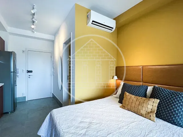 Apartamento com 27m² 1 quarto e 1 banheiro, para alugar, no bairro Indianópolis em São Paulo