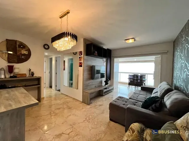 Apartamento com 110m² 3 quartos e 3 banheiros, para alugar, no bairro Centro em Bertioga