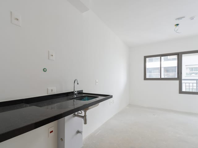Foto do Apartamento - Apartamento tipo para venda em Paraíso com 1 quarto, sendo 1 suíte, 21m² | Lares e Andares Imóveis