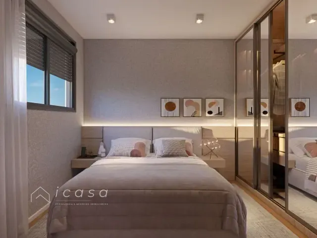 Apartamento com 54m² 2 quartos e 2 banheiros, à venda, no bairro Jardim das Indústrias em São José dos Campos
