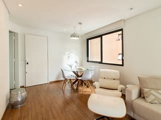 Foto do Apartamento-Apartamento tipo para venda em Moema com 2 quartos, sendo 1 suíte, 60m²