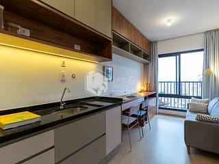 Foto do Apartamento-Apartamento tipo para venda em Mirandópolis com 1 quarto, 29m²