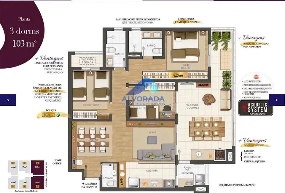 Apartamento, 2 quartos, 206 m² - Foto 5