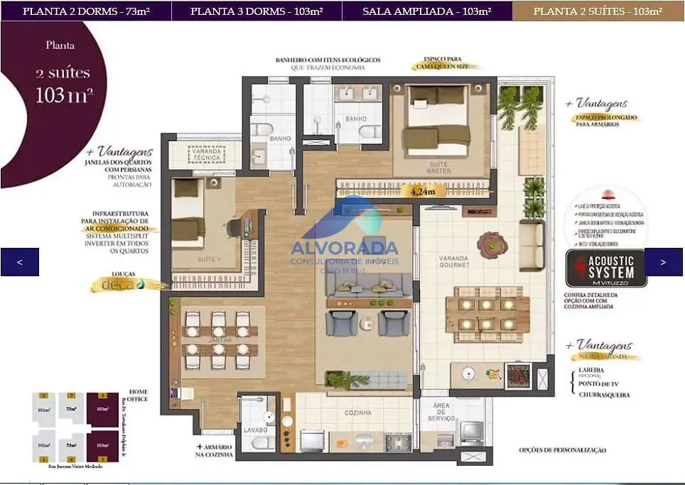 Apartamento, 2 quartos, 206 m² - Foto 7
