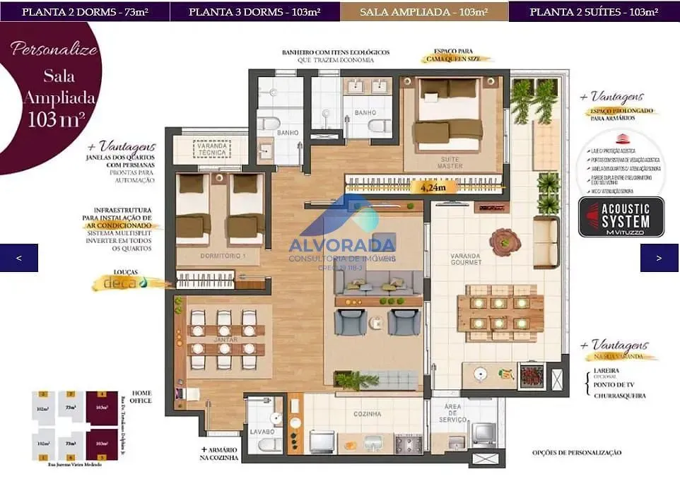 Apartamento, 2 quartos, 206 m² - Foto 6