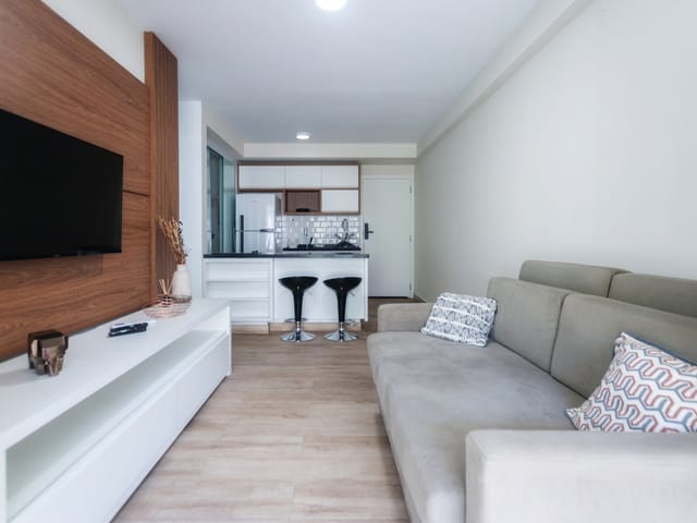 Foto do Apartamento - Apartamento tipo para venda em Pinheiros com 1 quarto, 45m² | Lares e Andares Imóveis