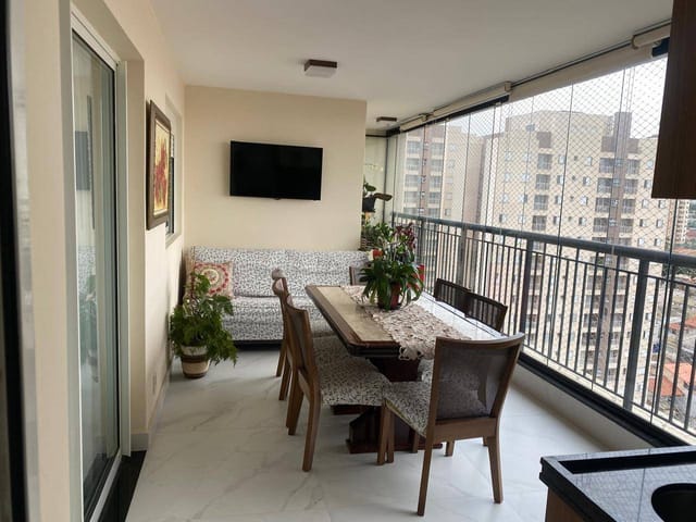 Apartamento com 120m² 3 quartos e 3 banheiros, à venda, no bairro Parque da Vila Prudente em São Paulo