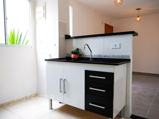 Apartamento 2 quartos e 1 banheiro, à venda, no bairro Loteamento Jardim Sol Nascente em Jacareí