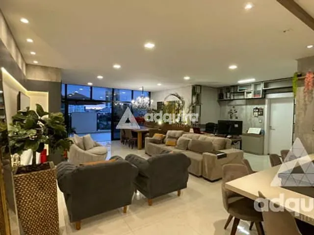 Apartamento com 290m² 3 quartos e 4 banheiros, à venda, no bairro Jardim Carvalho em Ponta Grossa