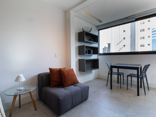 Foto do Apartamento - Apartamento tipo para venda em Vila Olímpia com 1 quarto, sendo 1 suíte, 29m² | Lares e Andares Imóveis
