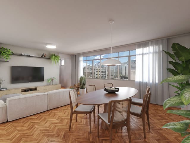 Foto do Apartamento - Apartamento tipo para venda em Jardim Paulista com 2 quartos, sendo 2 suítes, 113m² | Lares e Andares Imóveis
