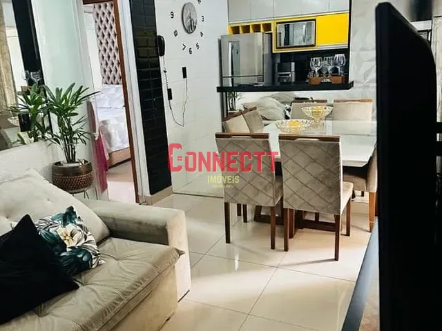Apartamento com 61m² 2 quartos e 1 banheiro, à venda, no bairro Jardim Silvio Passalacqua em Ribeirão Preto