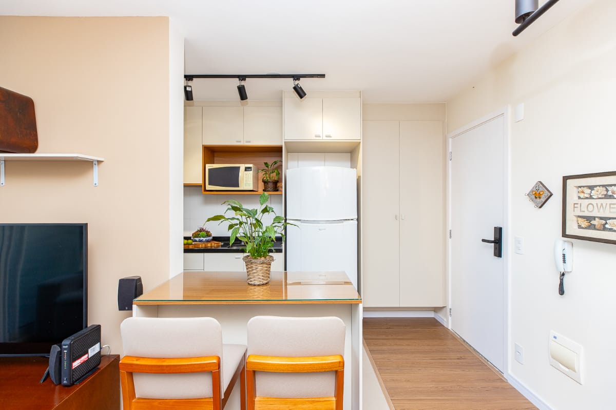 Foto do Apartamento-Apartamento tipo para venda em Santo Amaro com 2 quartos, sendo 1 suíte, 66m²