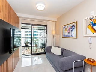 Foto do Apartamento-Apartamento tipo para venda em Moema com 1 quarto, sendo 1 suíte, 42m²