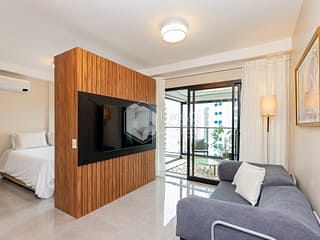 Foto do Apartamento-Apartamento tipo para venda em Moema com 1 quarto, sendo 1 suíte, 42m²