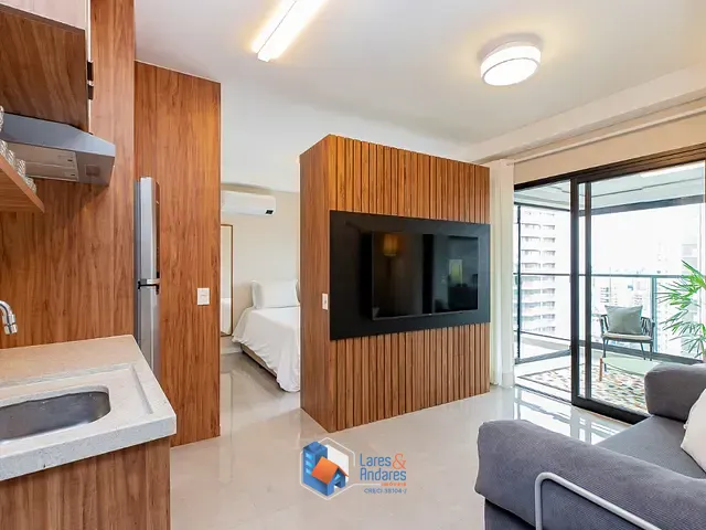 Apartamento com 42m² 1 quarto e 1 banheiro, à venda, no bairro Moema em São Paulo