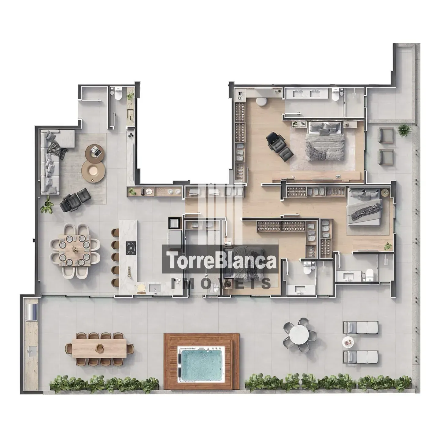 Apartamento, 3 quartos, 189 m² - Foto 15