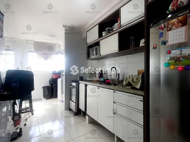 Apartamento com 66m² 2 quartos e 2 banheiros, à venda, no bairro Parque São Vicente em Mauá