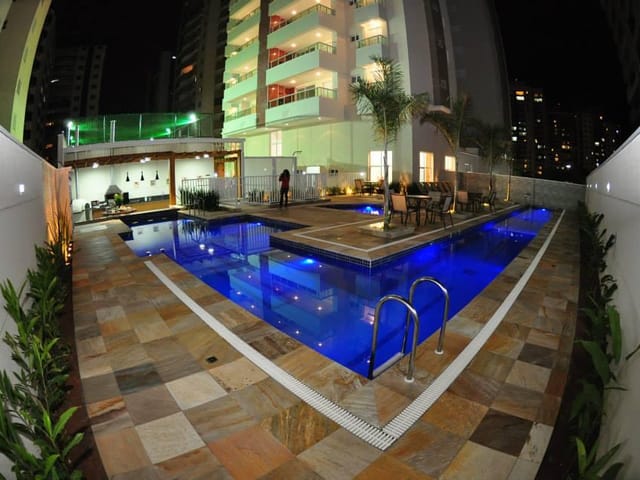 Foto do Apartamento - QUARTETTO Aquarius 120m², 3 dorms, sacada gourmet, andar alto com vista livre para praça Ulisses Guimarães e Lazer completo! | RUSSI IMÓVEIS
