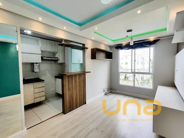 Apartamento 2 quartos e 1 banheiro, para alugar, no bairro CAPAO RASO em Curitiba