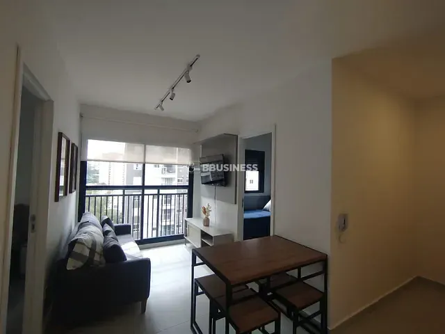 Apartamento com 40m² 2 quartos e 1 banheiro, para alugar, no bairro Vila Andrade em São Paulo