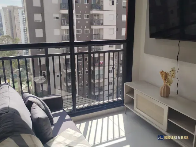 Apartamento com 40m² 2 quartos e 1 banheiro, para alugar, no bairro Vila Andrade em São Paulo