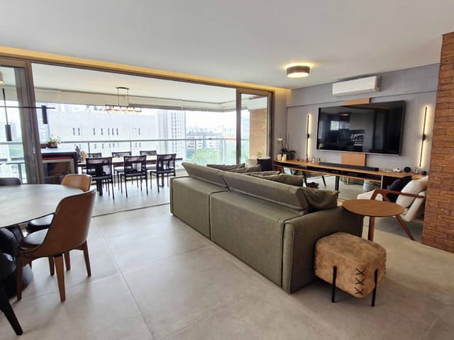 Foto do Apartamento - Apartamento tipo para venda em Brooklin Paulista com 3 quartos, sendo 3 suítes, 141m² | Lares e Andares Imóveis