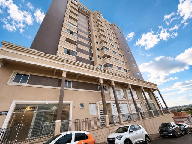 Locação - Apartamento Garden, 2 quartos (sendo 1 suíte), 1 vaga, Churrasqueira, 102 m², Edifício Rio Volga - Centro, Ponta Grossa.