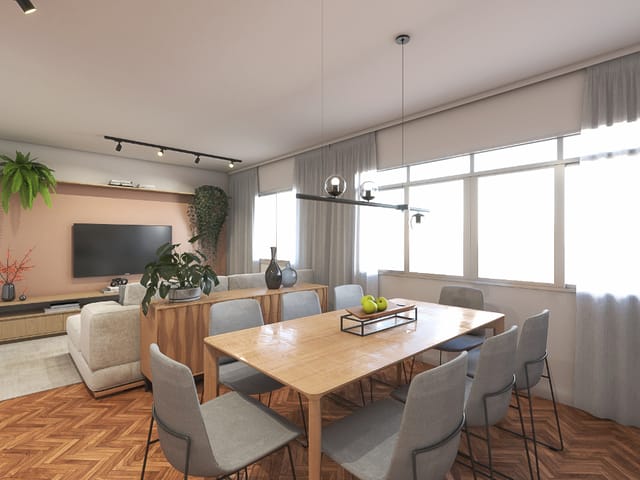 Foto do Apartamento - Apartamento tipo para venda em Bela Vista com 2 quartos, sendo 1 suíte, 109m² | Lares e Andares Imóveis