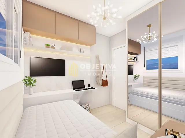 Apartamento 2 quartos e 1 banheiro, à venda, no bairro Vila Nova em Novo Hamburgo